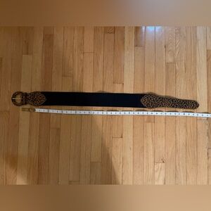 B64-82 / 39.5” Suzy Shier Brown Cheetah Elastic Belt